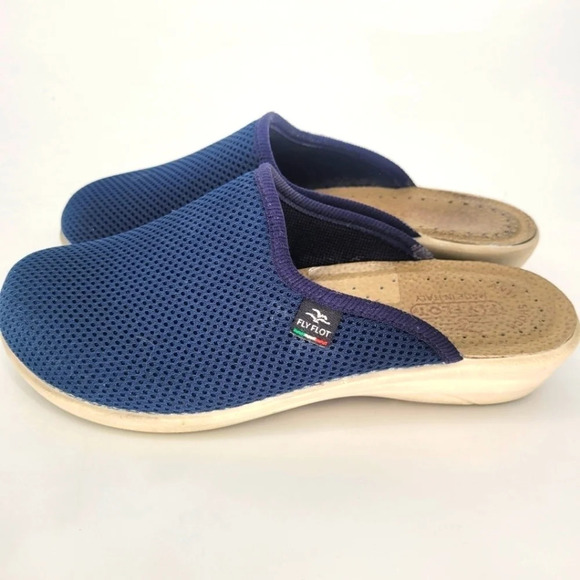 Fly Flot slide slip on loafers made in italy size 39 US 8 - Picture 1 of 9